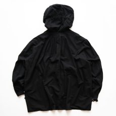 画像3: OLD CZECH MILITARY COTTON SNOW CAMOUFLAGE PULLOVER HOODED SMOCK "BLACK OVER DYE" (3)