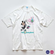 画像1: 〜90's Disney COTTON PRINT S/S TEE "Walt Disney World" (1)