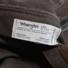 画像8: Wrangler "WRANCHER" POLYESTER BOOTS CUT PANTS 【W34】 (8)