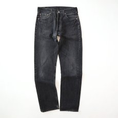 画像2: LEVI'S 501 BLACK DENIM PANTS "made in USA" 【W33程度】 (2)