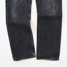 画像6: LEVI'S 501 BLACK DENIM PANTS "made in USA" 【W33程度】 (6)