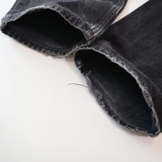 画像10: LEVI'S 501 BLACK DENIM PANTS "made in USA" 【W33程度】 (10)