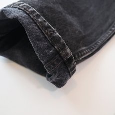 画像8: LEVI'S 501 BLACK DENIM PANTS "made in USA" 【W33程度】 (8)