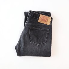 画像1: LEVI'S 501 BLACK DENIM PANTS "made in USA" 【W33程度】 (1)