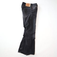 画像3: LEVI'S 501 BLACK DENIM PANTS "made in USA" 【W33程度】 (3)