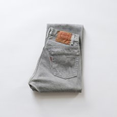 画像1: LEVI'S 501 GRAY DENIM PANTS "INSEAM SINGLE STITCH" "made in USA" 【W29 x L32 程度】 (1)