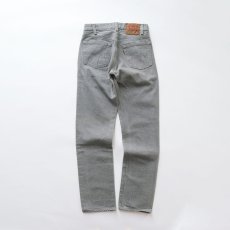 画像4: LEVI'S 501 GRAY DENIM PANTS "INSEAM SINGLE STITCH" "made in USA" 【W29 x L32 程度】 (4)