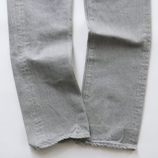 画像6: LEVI'S 501 GRAY DENIM PANTS "INSEAM SINGLE STITCH" "made in USA" 【W29 x L32 程度】 (6)