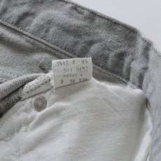 画像10: LEVI'S 501 GRAY DENIM PANTS "INSEAM SINGLE STITCH" "made in USA" 【W29 x L32 程度】 (10)