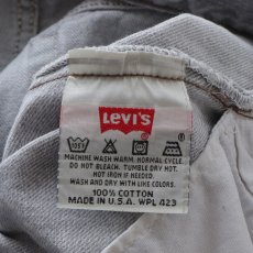 画像10: LEVI'S 501 GRAY DENIM PANTS "made in USA" 【W32 x L30 程度】 (10)