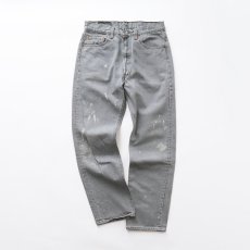 画像2: LEVI'S 501 GRAY DENIM PANTS "made in USA" 【W32 x L30 程度】 (2)