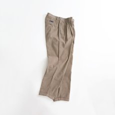 画像2: 90's CHAPS RALPH LAUREN COTTON WIDE WALE CORDUROY TUCK PANTS 【SIZE : W33 x L31 程度】 (2)