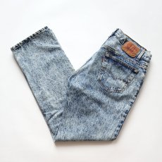 画像1: LEVI'S 501 ACID WASHED DENIM PANTS "made in USA" 【W34 x L31.5 程度】 (1)