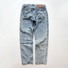 画像3: LEVI'S 501 ACID WASHED DENIM PANTS "made in USA" 【W34 x L31.5 程度】 (3)