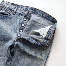 画像4: LEVI'S 501 ACID WASHED DENIM PANTS "made in USA" 【W34 x L31.5 程度】 (4)