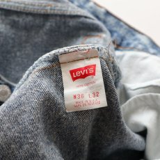 画像8: LEVI'S 501 ACID WASHED DENIM PANTS "made in USA" 【W34 x L31.5 程度】 (8)