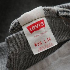 画像8: LEVI'S 501 BLACK DENIM PANTS "made in USA" "MINT CONDITION"【W38 x L34 程度】 (8)