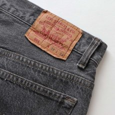 画像7: LEVI'S 501 BLACK DENIM PANTS "made in USA" 【W37 x L30 程度】 (7)