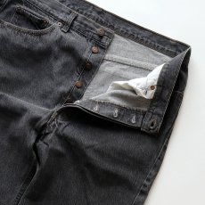 画像4: LEVI'S 501 BLACK DENIM PANTS "made in USA" 【W37 x L30 程度】 (4)