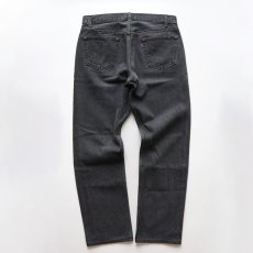 画像3: LEVI'S 501 BLACK DENIM PANTS "made in USA" 【W35 x L30.5 程度】 (3)