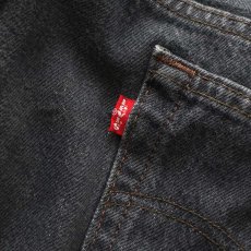 画像8: LEVI'S 501 BLACK DENIM PANTS "made in USA" 【W35 x L30.5 程度】 (8)