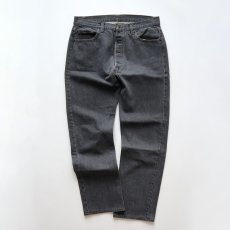 画像2: LEVI'S 501 BLACK DENIM PANTS "made in USA" 【W35 x L30.5 程度】 (2)