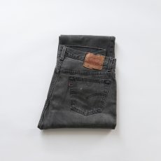 画像1: LEVI'S 501 BLACK DENIM PANTS "made in USA" 【W36 x L33 程度】 (1)