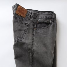 画像7: LEVI'S 501 BLACK DENIM PANTS "made in USA" 【W36 x L33 程度】 (7)