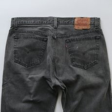 画像6: LEVI'S 501 BLACK DENIM PANTS "made in USA" 【W36 x L33 程度】 (6)