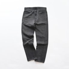 画像2: LEVI'S 501 BLACK DENIM PANTS "made in USA" 【W36 x L33 程度】 (2)