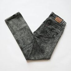 画像1: LEVI'S 501 ACID WASHED BLACK DENIM PANTS "made in USA" 【W34 x L36 程度】 (1)