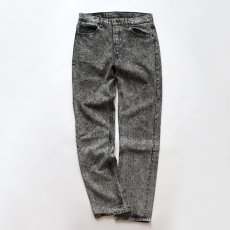 画像2: LEVI'S 501 ACID WASHED BLACK DENIM PANTS "made in USA" 【W34 x L36 程度】 (2)