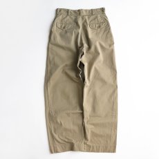 画像4: 50's US MARINE CORPS COTTON TWILL KHAKI TROUSERS【W28 x L30.5 程度】 (4)