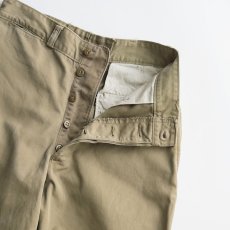 画像5: 50's US MARINE CORPS COTTON TWILL KHAKI TROUSERS【W28 x L30.5 程度】 (5)