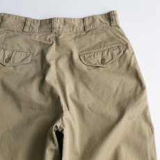 画像7: 50's US MARINE CORPS COTTON TWILL KHAKI TROUSERS【W28 x L30 程度】 (7)