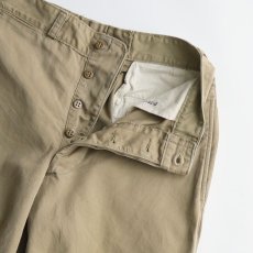 画像5: 50's US MARINE CORPS COTTON TWILL KHAKI TROUSERS【W28 x L30 程度】 (5)