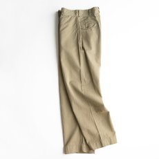 画像3: 50's US MARINE CORPS COTTON TWILL KHAKI TROUSERS【W28 x L30 程度】 (3)