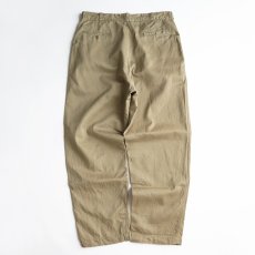 画像4: 60's US MILITARY COTTON TWILL KHAKI TROUSERS【W36 x L32 程度】 (4)