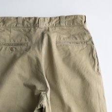 画像7: 60's US MILITARY COTTON TWILL KHAKI TROUSERS【W31 x L29.5 程度】 (7)