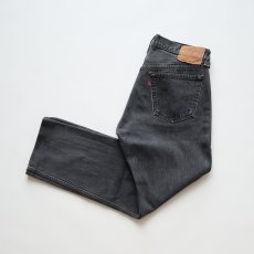 画像1: LEVI'S 501 BLACK DENIM PANTS "made in USA" 【W32 x L28.5 程度】 (1)