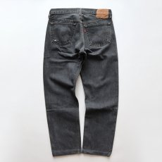 画像3: LEVI'S 501 BLACK DENIM PANTS "made in USA" 【W32 x L28.5 程度】 (3)