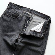 画像4: LEVI'S 501 BLACK DENIM PANTS "made in USA" 【W32 x L28.5 程度】 (4)