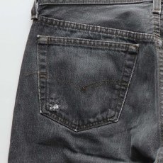 画像10: LEVI'S 501 BLACK DENIM PANTS "made in USA" 【W32 x L28.5 程度】 (10)