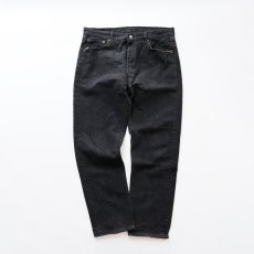 画像2: LEVI'S 501 BLACK DENIM PANTS "made in USA" 【W38 x L32 程度】 (2)