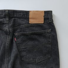 画像9: LEVI'S 501 BLACK DENIM PANTS "made in USA" 【W38 x L32 程度】 (9)