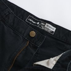 画像8: Carhartt BLACK COTTON DUCK W-KNEE PAINTER PANTS 【SIZE : W33 x L30.5 程度】 (8)