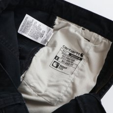 画像10: Carhartt BLACK COTTON DUCK W-KNEE PAINTER PANTS 【SIZE : W33 x L30.5 程度】 (10)