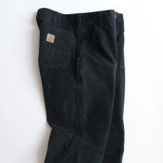 画像6: Carhartt BLACK COTTON DUCK W-KNEE PAINTER PANTS 【SIZE : W33 x L30.5 程度】 (6)