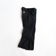 画像1: Carhartt BLACK COTTON DUCK W-KNEE PAINTER PANTS 【SIZE : W33 x L30.5 程度】 (1)