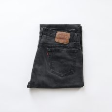 画像1: LEVI'S 501 BLACK DENIM PANTS "made in USA" "AS IS"【W36 x L30 程度】 (1)